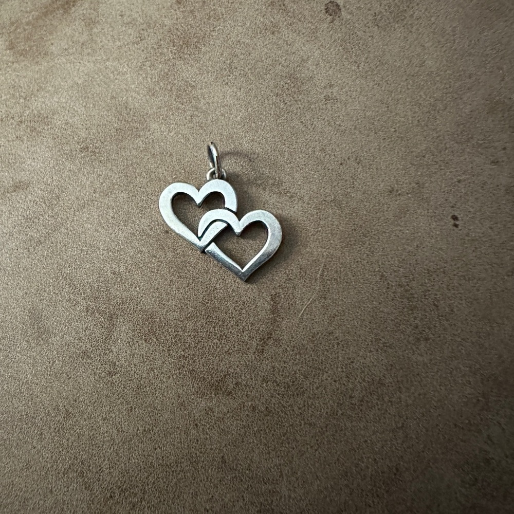 JAMES AVERY double heart charm